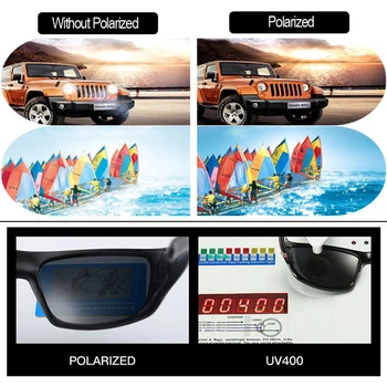 Novo Polarizirana Ribiška Očala, Kolesarjenje, Športni Ribolov Sončna Očala Na Prostem Soncu Glassess Moških Očala Plezanje, Ribolov