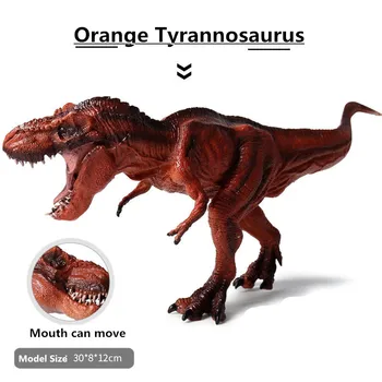 Hoja Tyrannosaurus Rex Model Živali Slika Zbirko Ročno izdelane Izobraževalne Izobraževalne Igrače Otrok Plastično Dekoracijo Darilo