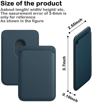 Magnetni Denarnice Kartico Vrečko Za IPhone 12 Max Pro Mini Modni Imetnik Kartice Primeru Magnet Atrakcija Držite Žep Telefon Primerih Vrečko