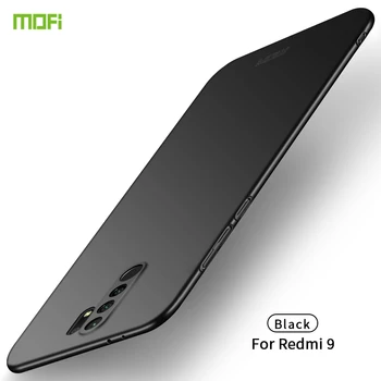 MOFi Za Xiaomi Redmi 9 Primeru Zajema Ultra Tanek Zaščitni Vrečke PC Trdi Hrbtni Pokrovček Lupini Za Redmi 9 Telefon Primerih