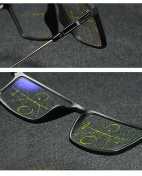 Pomnilnik Titana Progresivna Multifokalna Obravnavi Očala Moški Ženska Anti modra svetloba Prehod kratkovidnost Daljnovidnost Presbyopia ZP-1023