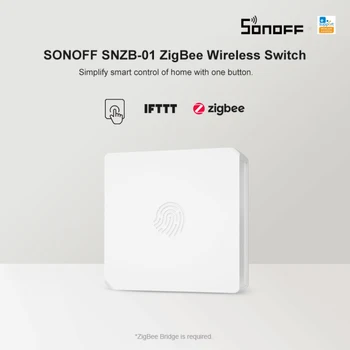 SONOFF Zigbee SNZB-01 Mini Stikalo za Brezžično povezavo eWeLink APP Daljinski upravljalnik Pametni Dom Stikalo Deluje Z ZBBridge IFTTT