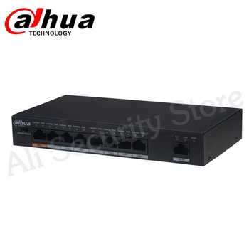 Dahua DH-S1500C-8ET1ET-DPWR PoE Stikalo 8CH Ethernet Stikalo za Podporo 802.3 af 802.3 na POE POE+ Hi-PoE Napajanja Standard