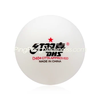 20 Kroglice DHS Namizni Tenis Žogo DHS D40+ 1-STAR Plastike ABS Original DHS Ping Pong Žogice