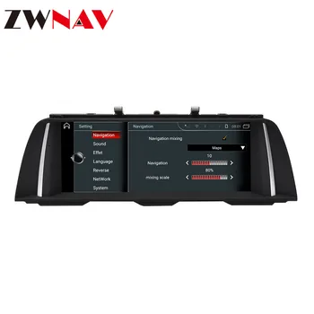 Android 10 zaslon Avto multimedijski Predvajalnik za BMW Serije 5 F10, F11 2010-2012 CIC NBT sistem stereo radio, GPS navigacija vodja enote