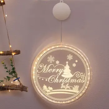 Božično Dekoracijo Luči 3D Visi Svetilka Soba Dekoracijo Vesel Božič Modeliranje Svetlobe Počitnice Dekoracijo Luči