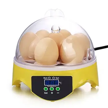 Mini 7 Jajce Inkubator Perutnine Inkubator Brooder Digitalni Nadzor Temperature Jajce Inkubator Hatcher za Piščanca Ptičje Jajce
