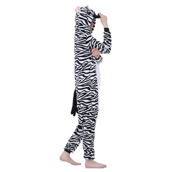 Anime Zebra Cosplay Kostum Otroci Kigurumis Fant Dekle Spanja Obleko Za Noč Čarovnic Festival Stranka Živali Onesies