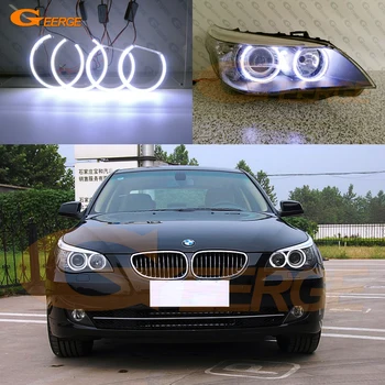 Za BMW E60 E61 LCI 528i 530i 535i 550i M5 2007-2010 Odlično Ultra svetla COB led angel eyes halo obroči