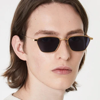 [EL Malus]Retro Majhen Kovinski Okvir za Očala za Ženske, Moške Trendy Design Seksi Dama Očala UV400 Očala Srčkan Odtenki