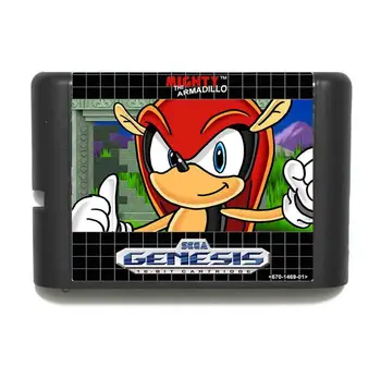 Mogočne Je Armadillo V Sonic Hedgehog 1 16 bit MD Igra Kartice Z Drobno Polje Sega Megadrive/Geneza