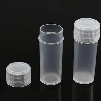 200 Kos 5Ml Plastičnih Vzorec Steklenice Pitne Mini Jasno Shranjevanje Primeru Steklenička za Shranjevanje Posode