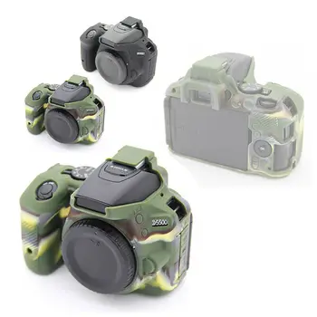 Mehke Silikonske Fotoaparat Telo Pokrivajo Primeru Stanovanj Vrečko Protector Za Nikon D5500 D5600