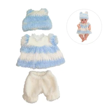 Baby Doll Obleko Dolls Obleke, Pribor, Igrače, ki so Prerojeni Lutke Otroka Oblačila Baby Obleko Obleko Za 30 cm Lutka Igrače