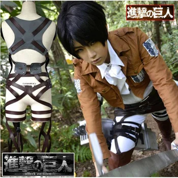 Odraslih Napad na Titan Pasu Obleko Shingeki ne Kyojin Mikasa Ackerman Cosplay Krpo Anime Recon Zbora Pas Hookshot Pasu Enotna