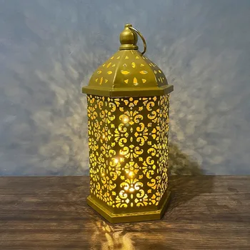 2021 Kovinski Luč Ramadana Dekoracijo Led Noč Luč Eid Mubarak Darilo Doma Dekor Muslimanska Stranka Dobave