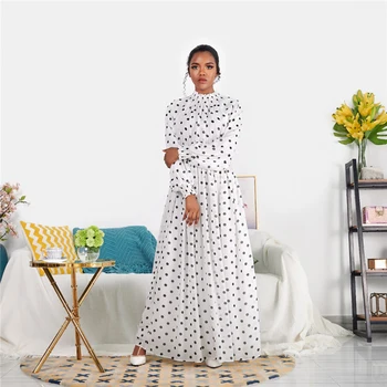 Ramadana Eid Mubarak Abaya Turčija Hidžab Muslimansko Obleko Islam Afriške Obleke Za Ženske Musulman Indija Evropske American Oblačila