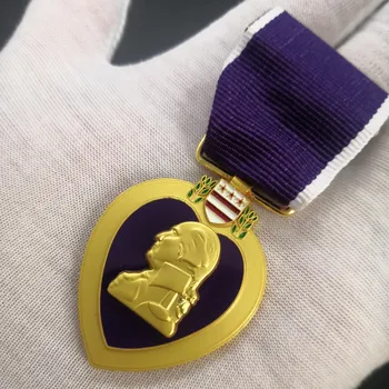 Vrhunsko Kakovost Ameriške vojske ZDA srce Vojaška Medalja prsih značko cllection prsih medalje s trakom polje Dekoracijo