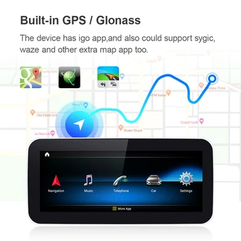 EBILAEN Android 10.0 Avto Multimedijski Predvajalnik za Mercedes Benz C Razred W205-2018 Autoradio Navigacija Vodja Enote GPS 4G IPS