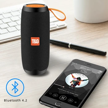 Bluetooth Brezžični Zvočniki Nepremočljiva Stereo Stolpec Prenosni Zvočnik z Mic FM Radio, MP3 Bas Zvok Polje