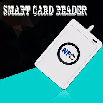 RFID Bralnik Pametnih Kartic, Pisatelj kopirni stroj Duplicator Napiše Klon Programsko opremo, USB S50 13.56 mhz ISO/IEC18092+5pcs M1 Kartice NFC ACR122U