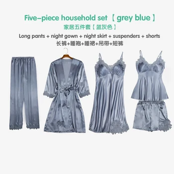 Pet-kos ženski nightgown nightdress naramnice kratko krilo, hlače visoko kakovostne tkanine udobno spomladi, poleti in jeseni
