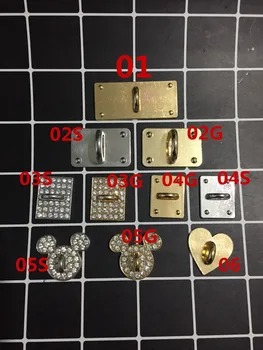 10pcs na veliko Primeru Mobilni Telefon DIY Okrasnih Zlitine gumb Dekoracijo Kvadratne oblike Zapirali Kljuke Čare