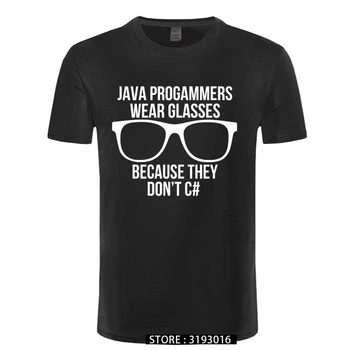 Java Programer Kratek Rokav T-shirt Najstniških Hip Hop Camisa Bombaž O-vratu Moški Majica s kratkimi rokavi Za Skupine