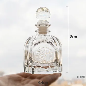 100 ml Mini Kozarcu francoski Dekle Reliefni Zaprti Parfum Shranjevanje Steklenice Aromaterapija Pribor za Shranjevanje Steklenice Tabela Organizator
