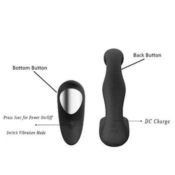 Močan Sex Igrače za Moški Analni Rit Svečke Vibrator 10 Hitrosti Prostate Seks Izdelek Vibracijske Stimulacije Moškega Masturbacija PY756
