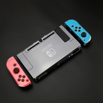 Shellnail Za Nintendo Stikalo Konzole TPU/Crystal PC Zaščitni Pokrov Prozoren Trdi 3 Vrste Primeru Za Nintend Šok Absorpcije