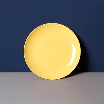 Ploščo imitacije porcelana prigrizek, prigrizek ploščo okrogle gospodinjstva plastično obrok tabela sadje ploščo