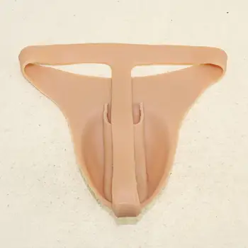 Abalone Silikonski vagina Realne Silikonski Penetrable Ponaredek Vagina Hlačke Spodnje Perilo Za Crossdresser Umetno Transgende