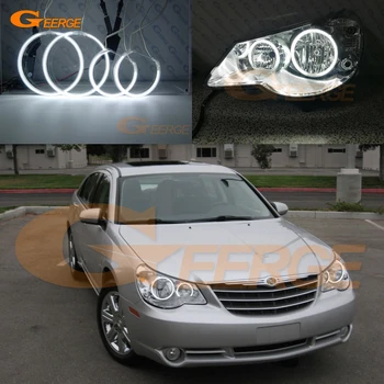 Za Chrysler Sebring 2007 2008 2009 2010 smerniki Odlično Ultra svetla CCFL Angel Eyes Halo Obroči avto Dodatki