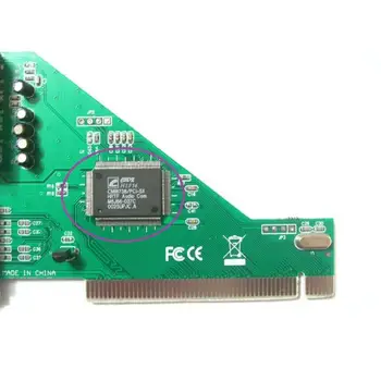8738 PCI zvočna kartica 4.1 namizni računalnik vgrajen neodvisni zvočne kartice, mešani karaoke/karaoke podporo Win10