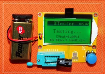 LCR-T4 Mega328 Tranzistor Tester Diode Triode kondenzator + induktivnost + upor + SCR ESR Meter MOS/PNP/NPN L/C/R