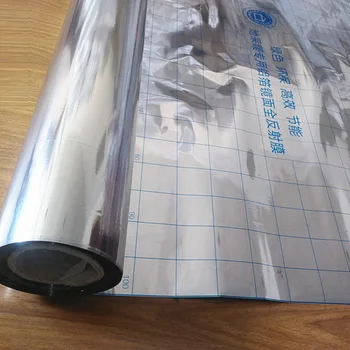 0.03 mm Zgostitev Aluminijaste Folije Visoke Kakovosti Razmislek Ogledalo Film za Električno Talno Ogrevanje Film Sistem 2 kvadratnih metrov
