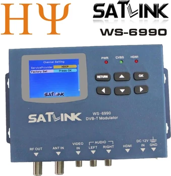 Original Satlink WS-6990 Kopenskih Finder 1 Pot DVB-T Modulator/ AV/ HD WS6990 Digitalni Merilnik