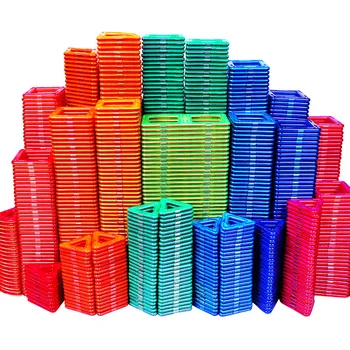 16-298pcs Mini Magnetni Bloki Izobraževalne konstrukcijski Set Modelov & Stavbe Igrača ABS Magnet Oblikovalec Otroci Magneti Igre Darilo