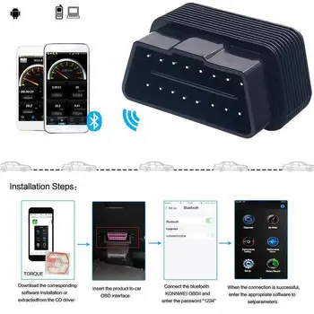 4.0 ELM327 1.5 Wifi Bluetooth BREST 327 V1.5 Auto Diagnostični Protokoli Za Android/IOS/Windows Orodje za Avtomobile Za Vse OBDII OBD2 A0U4