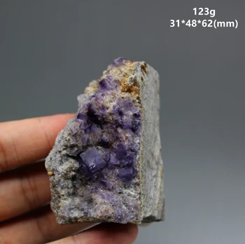 Naravni redkih Vijolično fluorite mineralnih osebkov Kamni in Zdravilnimi kristali kristali kremena dragih kamnov