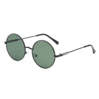 Kovinski Krog Okvir Retro Moda Pregleden Okvir Otroci sončna Očala Barva sončna Očala Fant Dekle sončna Očala z UV Zaščito