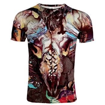 2020 Trendy Smešno 3D Natisnjeni T-shirt Trippy Moški/Ženske Priložnostne Ulične Kratkimi Rokavi Tshirt Moda Hip Hop O-Vratu Tees Unsiex