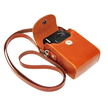 Fotoaparat torba Usnjena torbica za Panasonic LX10 LX15 TZ95 TZ96 TZ91 TZ90 TZ80 TZ70 TZ60 TZ50 TZ40 TZ30 ZS80 ZS70 ZS50 ZS30 ZS20