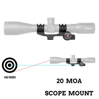 25.4 mm 30 mm Picatinny 20 MOA Področje uporabe Mount Podaljša Taktično Obročev z Kosinus Kota Kazalnik Kit Bubb Ravni Gori Sope Obroči