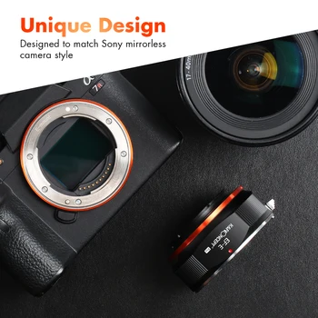 K&F Koncept EOS EF EE-S Objektiv, da NEX PRO E za Sony E Nastavek za Canon EF, EF-S Objektiv Nastavek Mirrorless Fotoaparati
