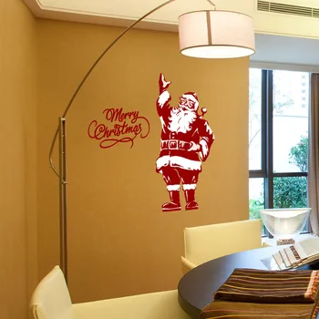 DIY Božič Okno Stene Nalepke Božiček Božič Nepremočljiva Zid, Okno, Vrata, Zidana Nalepke Nalepke za Božično Dekoracijo