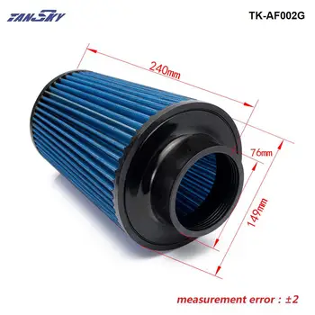 TANSKY Uspešnosti Zračni Filter 76mm in 240 mm Višina Hladnega Zraka Polnilnega Zraka Filter TK-AF002G