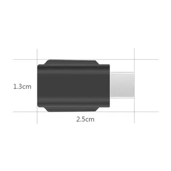 Prenosni Pretvori Priključkom Črni Mikro USB za Visoke Hitrosti Pametni Adapter Plastičnih Prenos Podatkov Mini Tip C Za DJI OSMO Žep