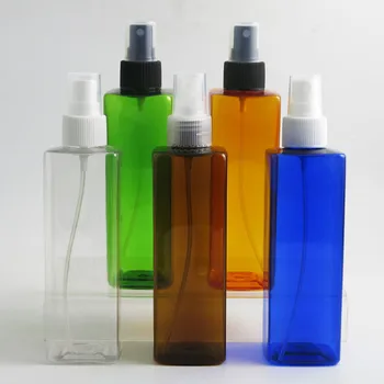 30 x Big Plastičnih Parfum Tekoče Megle Spray Steklenico ponovno napolniti Prazne Škropilnica Atomiser 8 OZ Jasno, Modra Rumena Zelena Oranžna Steklenice